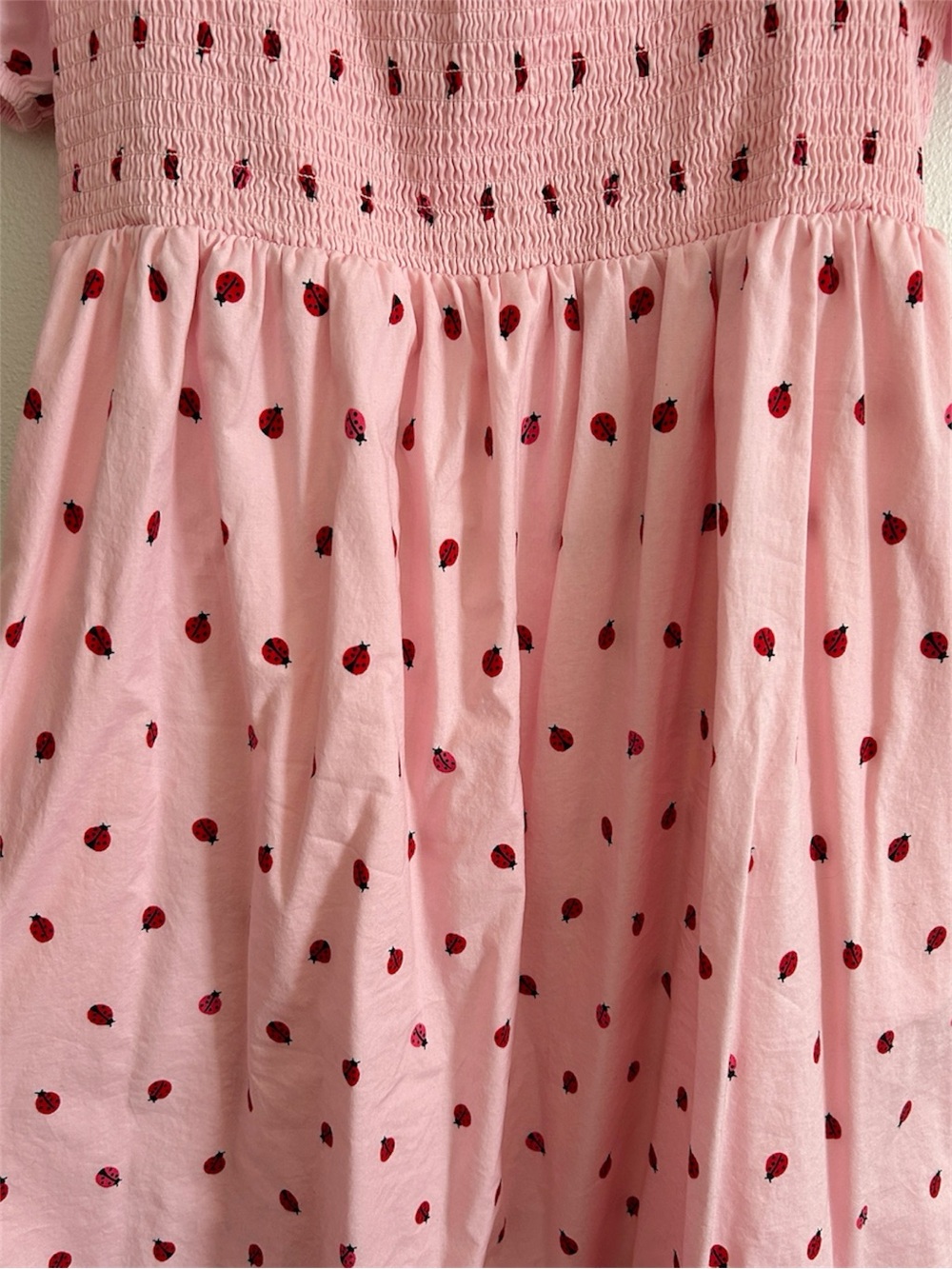 kate spade Pink Midi Dress with Ladybug Print - Picture 4 of 6